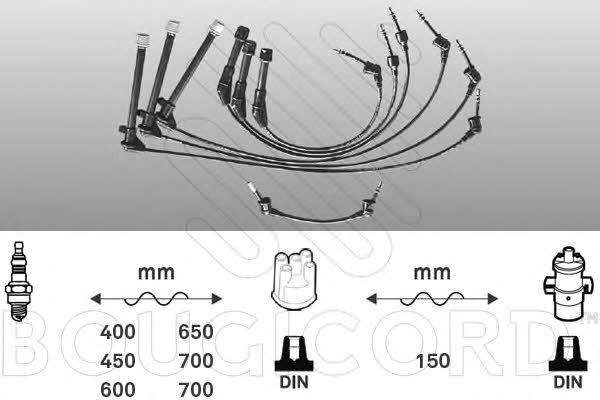 Bougicord 7176 Ignition cable kit 7176: Buy near me in Poland at 2407.PL - Good price!