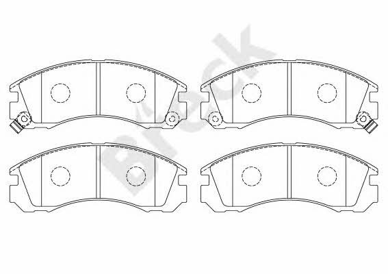 Breck 21363 00 701 10 Тормозные колодки дисковые, комплект 213630070110: Отличная цена - Купить в Польше на 2407.PL!