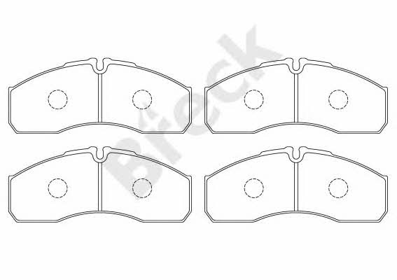 Breck 29160 00 703 00 Brake Pad Set, disc brake 291600070300: Buy near me in Poland at 2407.PL - Good price!