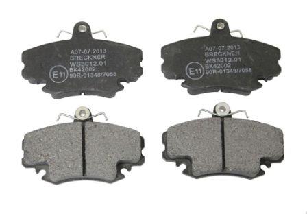 Breckner BK42002 Disc brake pad set BK42002: Buy near me in Poland at 2407.PL - Good price!