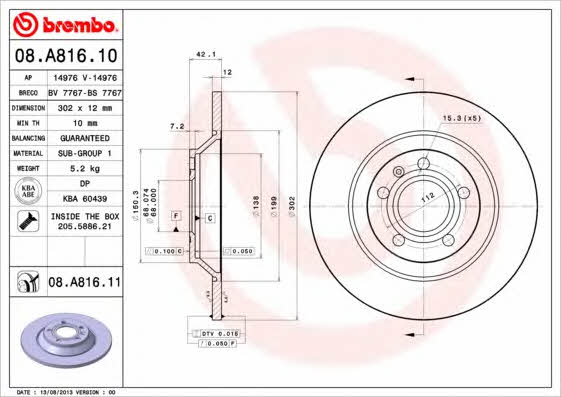 Breco BV 7767 Tarcza hamulcowa tylna, niewentylowana BV7767: Dobra cena w Polsce na 2407.PL - Kup Teraz!