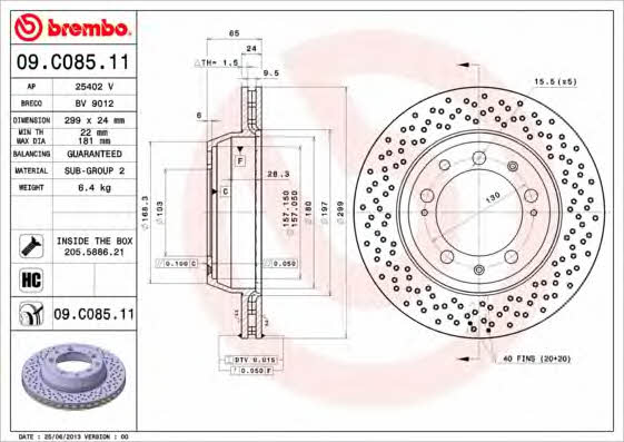 Breco BV 9012 Tarcza hamulcowa BV9012: Dobra cena w Polsce na 2407.PL - Kup Teraz!