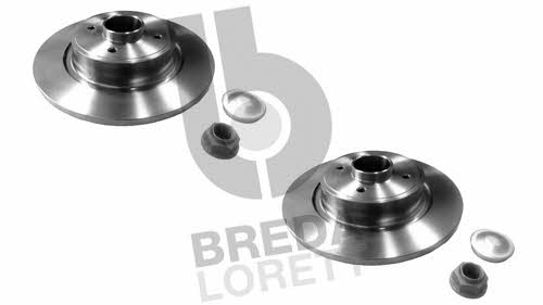 Breda lorett DFM 0005 Rear brake disc, non-ventilated DFM0005: Buy near me in Poland at 2407.PL - Good price!