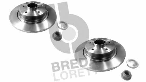 Breda lorett DFM 0006 Rear brake disc, non-ventilated DFM0006: Buy near me in Poland at 2407.PL - Good price!