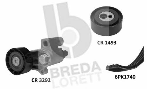 Breda lorett KCA 0017 Комплект ремня генератора KCA0017: Отличная цена - Купить в Польше на 2407.PL!