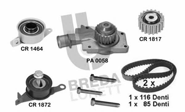 Breda lorett KPA 0010A Steuerungseinrichtungsriemen, Satz mit Wasserpumpe KPA0010A: Kaufen Sie zu einem guten Preis in Polen bei 2407.PL!