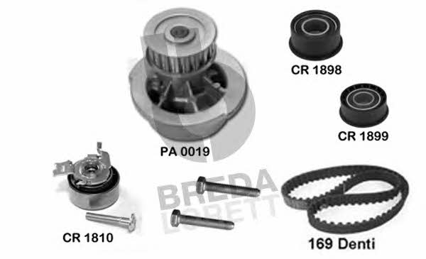 Breda lorett KPA 0028B TIMING BELT KIT WITH WATER PUMP KPA0028B: Buy near me in Poland at 2407.PL - Good price!