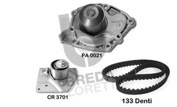 Breda lorett KPA 0037A TIMING BELT KIT WITH WATER PUMP KPA0037A: Buy near me at 2407.PL in Poland at an Affordable price!