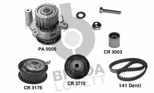  KPA 0050A TIMING BELT KIT WITH WATER PUMP KPA0050A: Buy near me in Poland at 2407.PL - Good price!