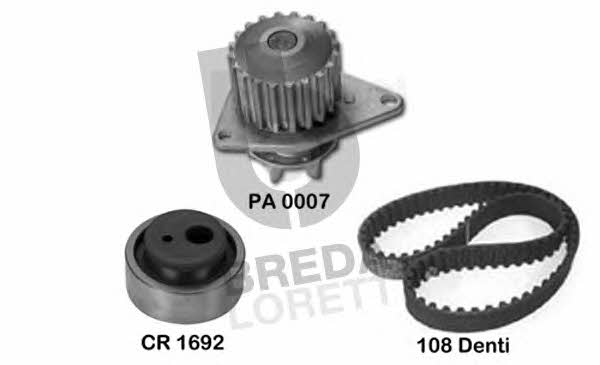 Breda lorett KPA 0109A TIMING BELT KIT WITH WATER PUMP KPA0109A: Buy near me in Poland at 2407.PL - Good price!