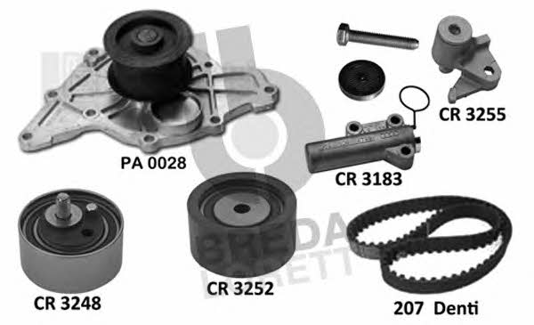 KPA 0670A TIMING BELT KIT WITH WATER PUMP KPA0670A: Buy near me in Poland at 2407.PL - Good price!