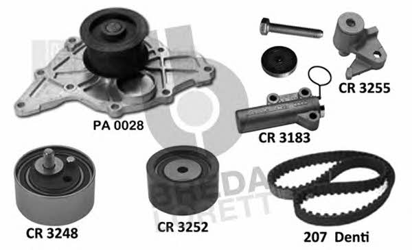  KPA 0793A TIMING BELT KIT WITH WATER PUMP KPA0793A: Buy near me in Poland at 2407.PL - Good price!