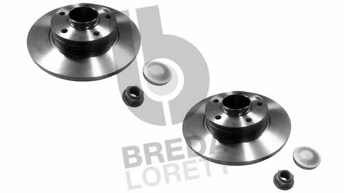 Breda lorett DFM 0001 Rear brake disc, non-ventilated DFM0001: Buy near me in Poland at 2407.PL - Good price!