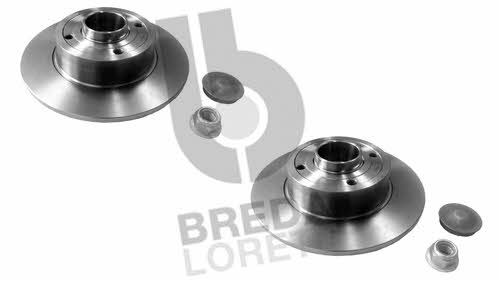 Breda lorett DFM 0003 Rear brake disc, non-ventilated DFM0003: Buy near me in Poland at 2407.PL - Good price!