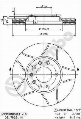 Kaufen Sie Brembo 09762975 zum guten Preis bei 2407.PL!