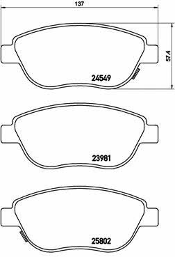 Kaufen Sie Brembo P23153 zum guten Preis bei 2407.PL!