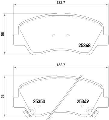 Brembo Bremsbelagsatz – Preis 166 PLN
