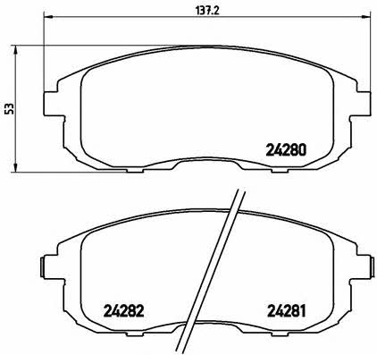 Buy Brembo P23126 – good price at 2407.PL!