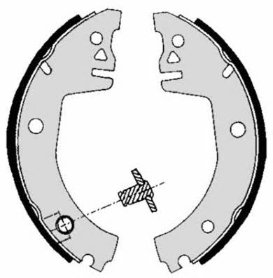 Колодки тормозные барабанные, комплект Brembo S 85 512