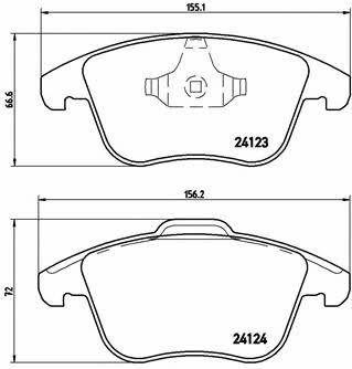 Купить Brembo P24076 – отличная цена на 2407.PL!