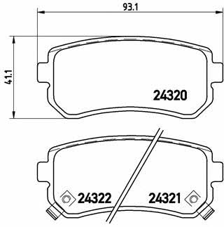 Kaufen Sie Brembo P30025 zum guten Preis bei 2407.PL!