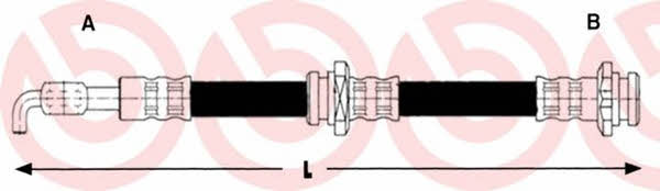 Тормозной шланг Brembo T 59 075