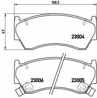 Купити Brembo P56033 – суперціна на 2407.PL!