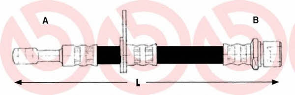 Brake Hose Brembo T 78 028