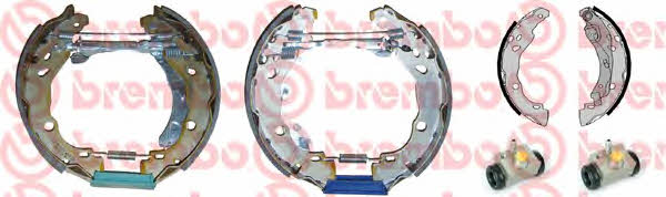 Brake shoes with cylinders, set Brembo K 68 072