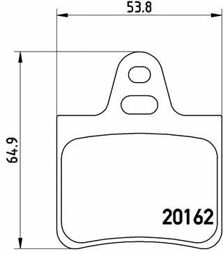 Купить Brembo P61037 – отличная цена на 2407.PL!