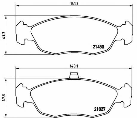 Купить Brembo P61051 – отличная цена на 2407.PL!