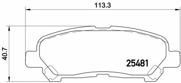 Купить Brembo P83138 – отличная цена на 2407.PL!