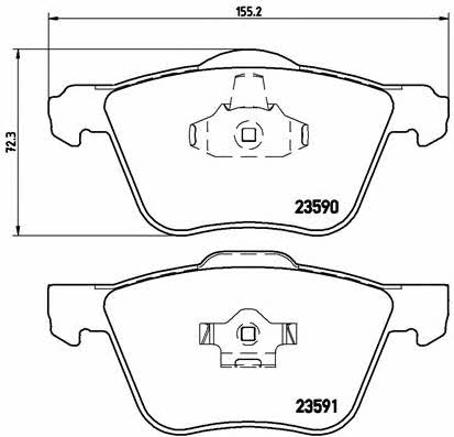 Купить Brembo P86022 – отличная цена на 2407.PL!