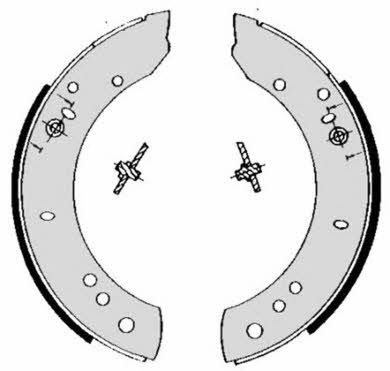 Bremsbackensatz Brembo S 44 502