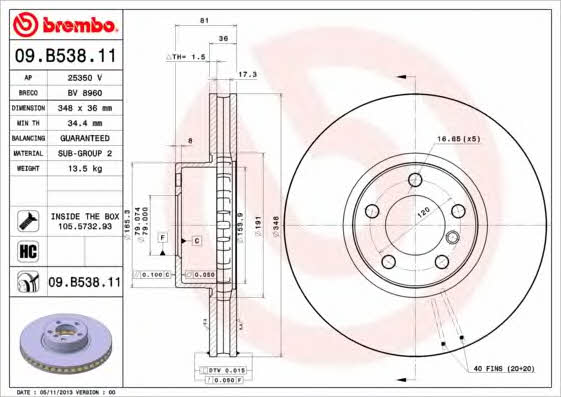 Kup Brembo 09B53811 – super cena na 2407.PL!