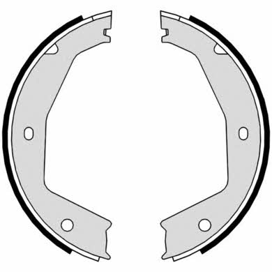 Parking brake shoes Brembo S 24 550