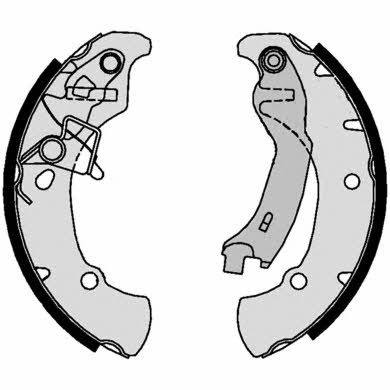 Колодки гальмівні барабанні, комплект Brembo S 16 516