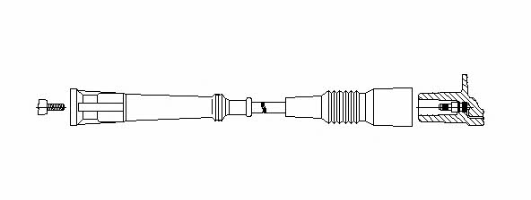 Bremi 122/55 Провод высоковольтный 12255: Отличная цена - Купить в Польше на 2407.PL!