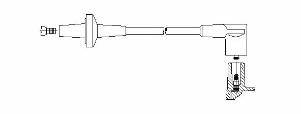 Bremi 641/55 Провод высоковольтный 64155: Отличная цена - Купить в Польше на 2407.PL!