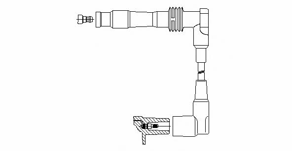 Bremi 181/55 Провод высоковольтный 18155: Отличная цена - Купить в Польше на 2407.PL!