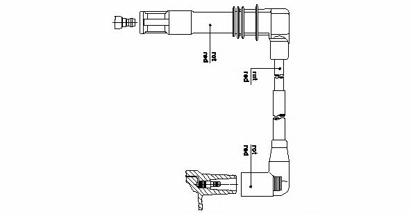 Bremi 1A30E43 Провод высоковольтный 1A30E43: Отличная цена - Купить в Польше на 2407.PL!