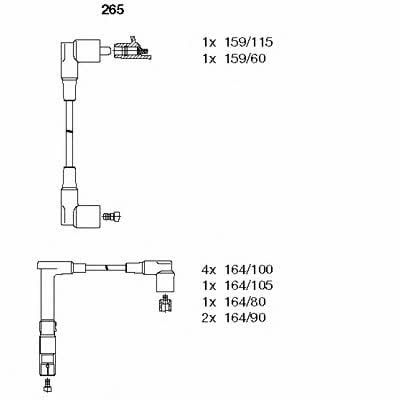 Bremi 265 Zündkabel kit 265: Bestellen Sie in Polen zu einem guten Preis bei 2407.PL!