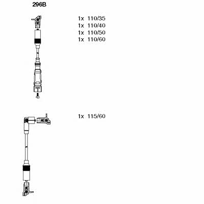 Bremi 296B Zündkabel kit 296B: Kaufen Sie zu einem guten Preis in Polen bei 2407.PL!