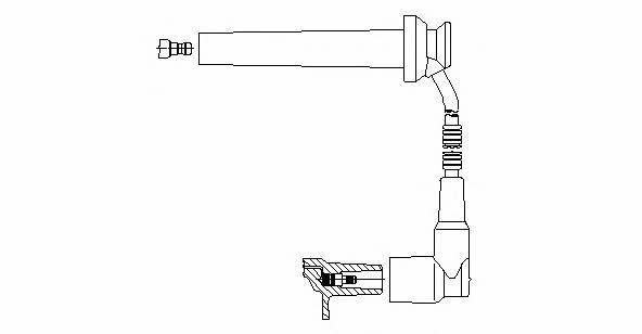 Bremi 8A15E37 Ignition cable 8A15E37: Buy near me in Poland at 2407.PL - Good price!