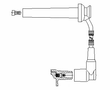 Bremi 8A15F29 Ignition cable 8A15F29: Buy near me in Poland at 2407.PL - Good price!