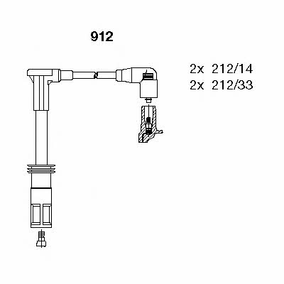 Bremi 912 Przewody wysokiego napięcia, komplet 912: Dobra cena w Polsce na 2407.PL - Kup Teraz!