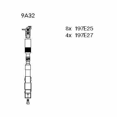 Bremi 9A32 Ignition cable kit 9A32: Buy near me in Poland at 2407.PL - Good price!