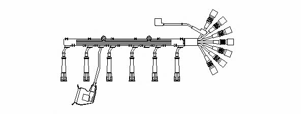 Bremi 517/100 Провода высоковольтные, комплект 517100: Отличная цена - Купить в Польше на 2407.PL!