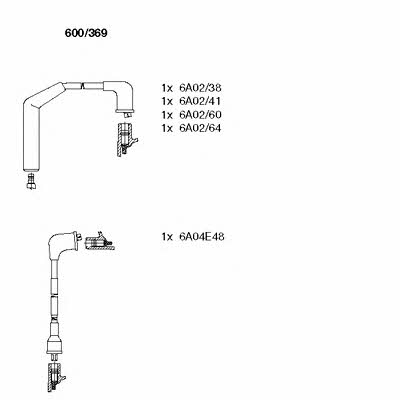 Bremi 600/369 Zündkabel kit 600369: Kaufen Sie zu einem guten Preis in Polen bei 2407.PL!