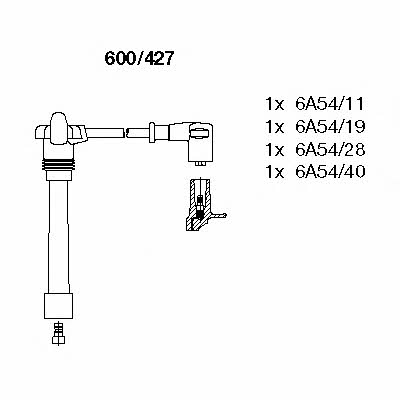 Bremi 600/427 Przewody wysokiego napięcia, komplet 600427: Dobra cena w Polsce na 2407.PL - Kup Teraz!